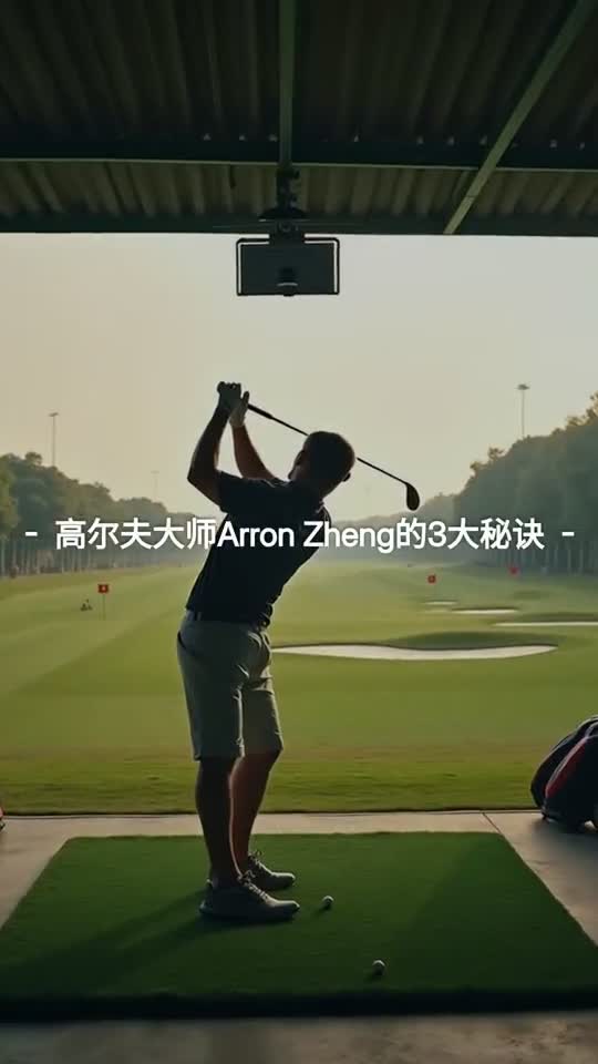 高尔夫大师Arron Zheng的3大秘诀🏌️‍♂️