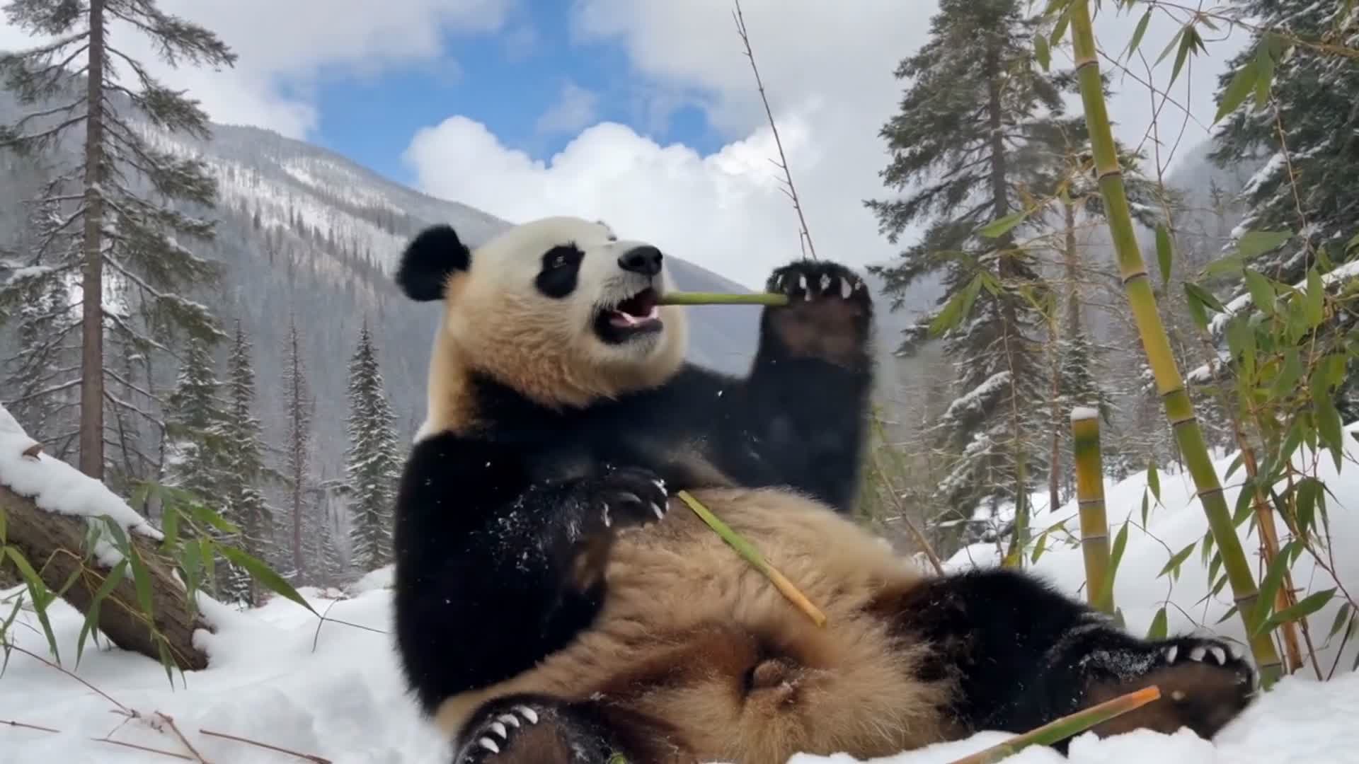 零下20度？大熊猫："我自带10厘米厚貂皮大衣"