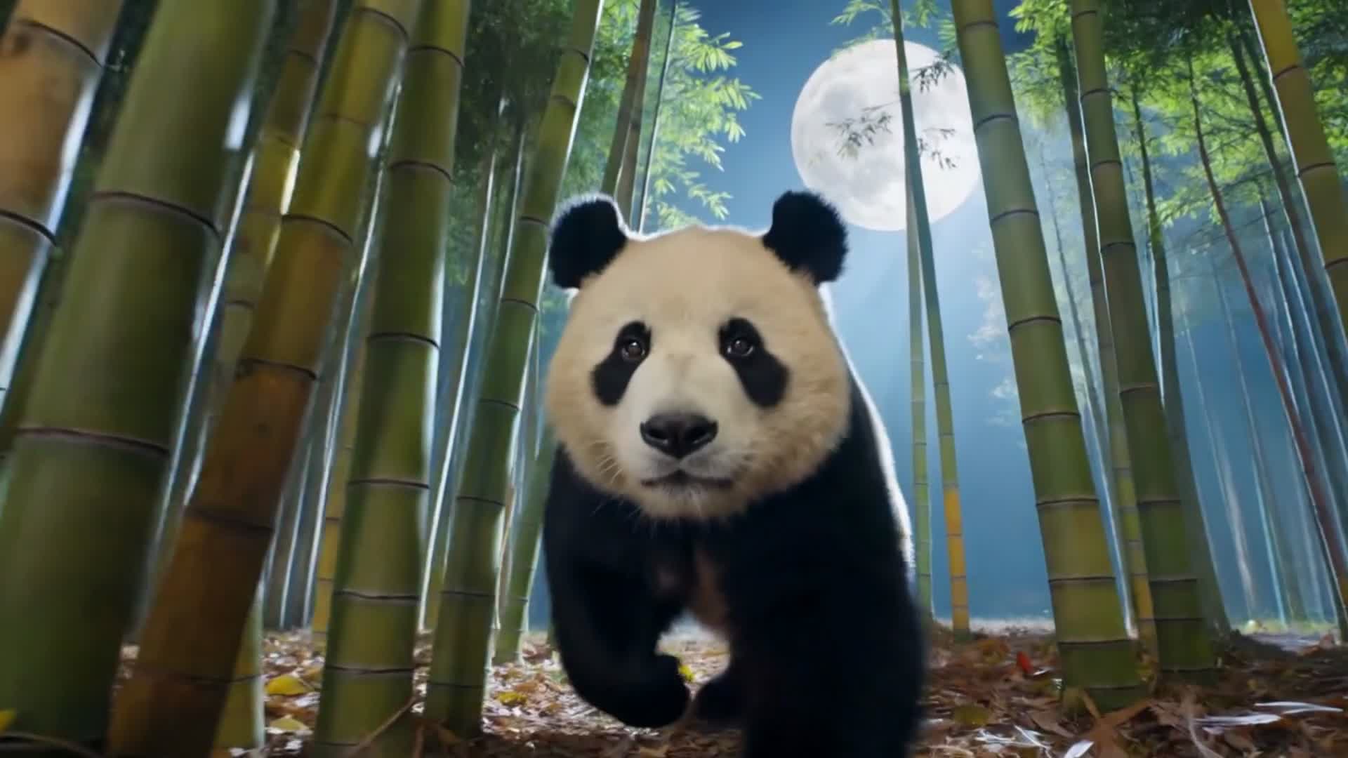 深夜惊喜！原来熊猫是"夜行侠"？黑眼圈竟是夜视神器！