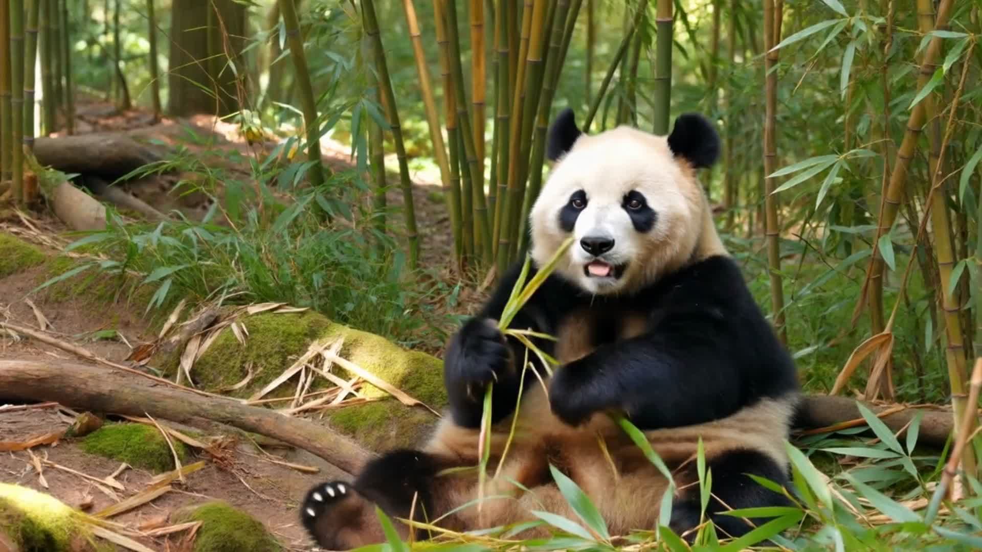 大熊猫竟有棕色款？秦岭熊猫的罕见毛色之谜