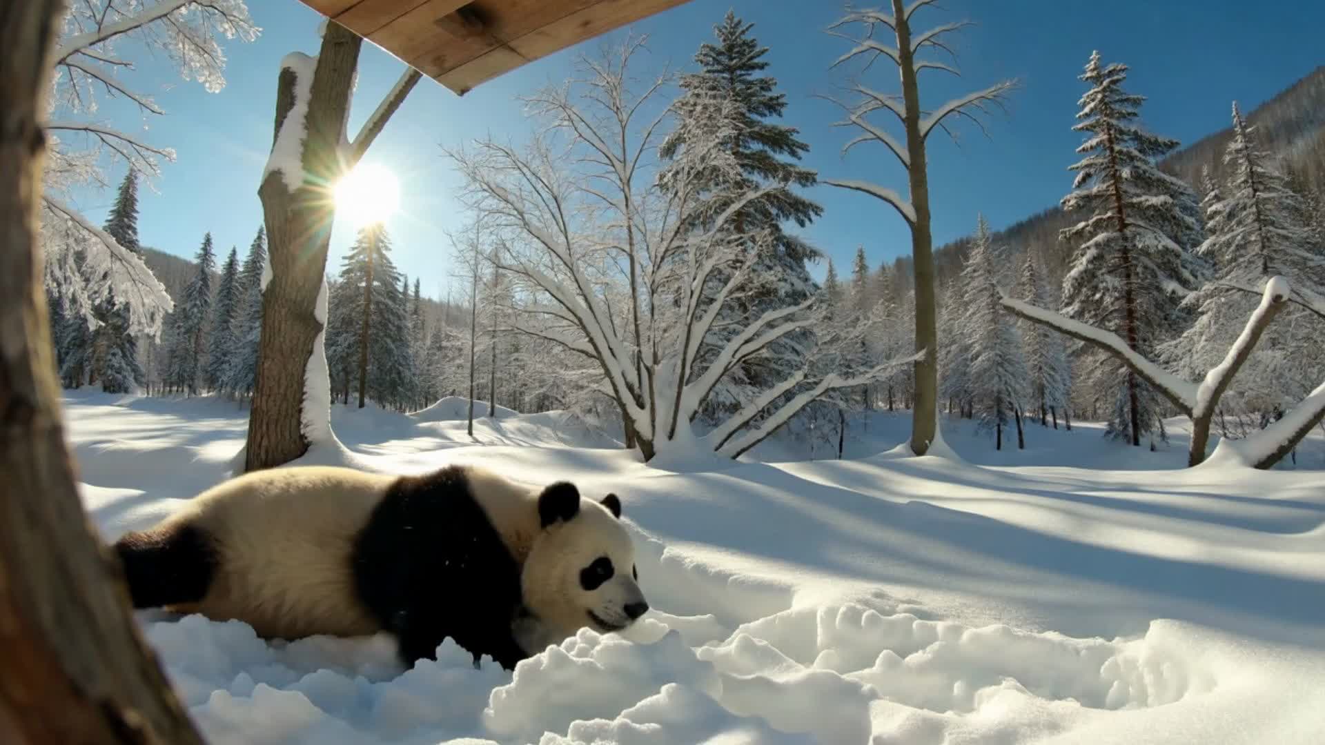 零下20度？大熊猫：我自带顶级羽绒服！科学揭秘熊猫毛发超能力