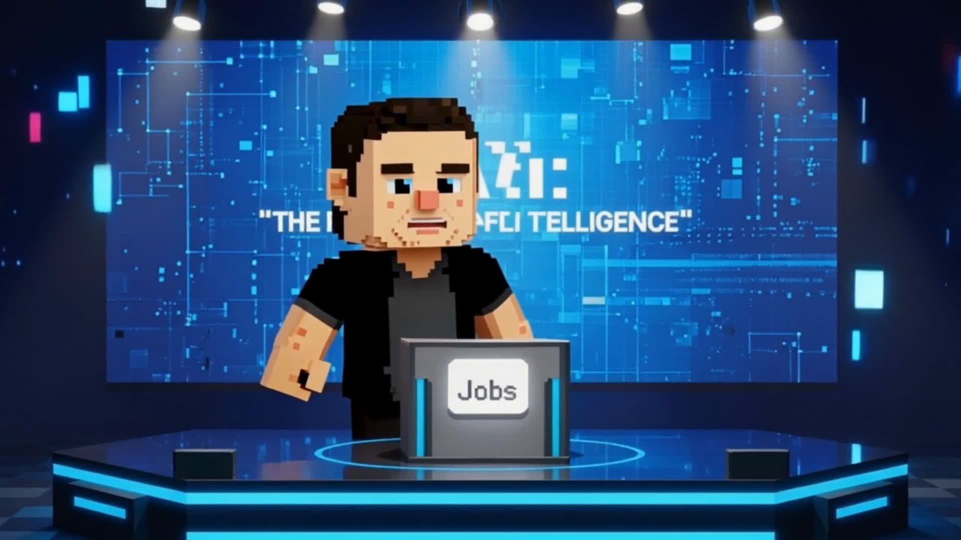 Tech Titans Roast Battle: Musk, Jobs & Zuck Debate AGI in Pixel Form
