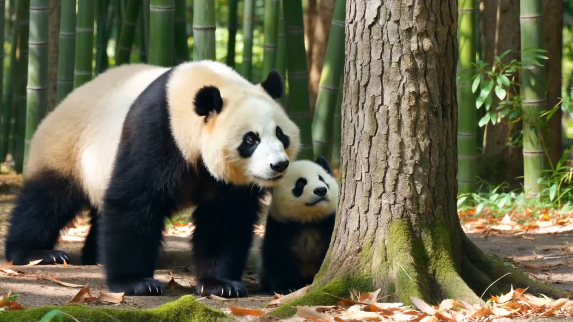 揭秘！大熊猫妈妈的"放养式教育"，幼崽这样学会生存技能