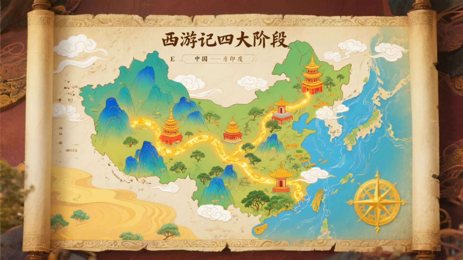 《西游记》四大阶段精华回顾：30秒读懂师徒四人的成长蜕变