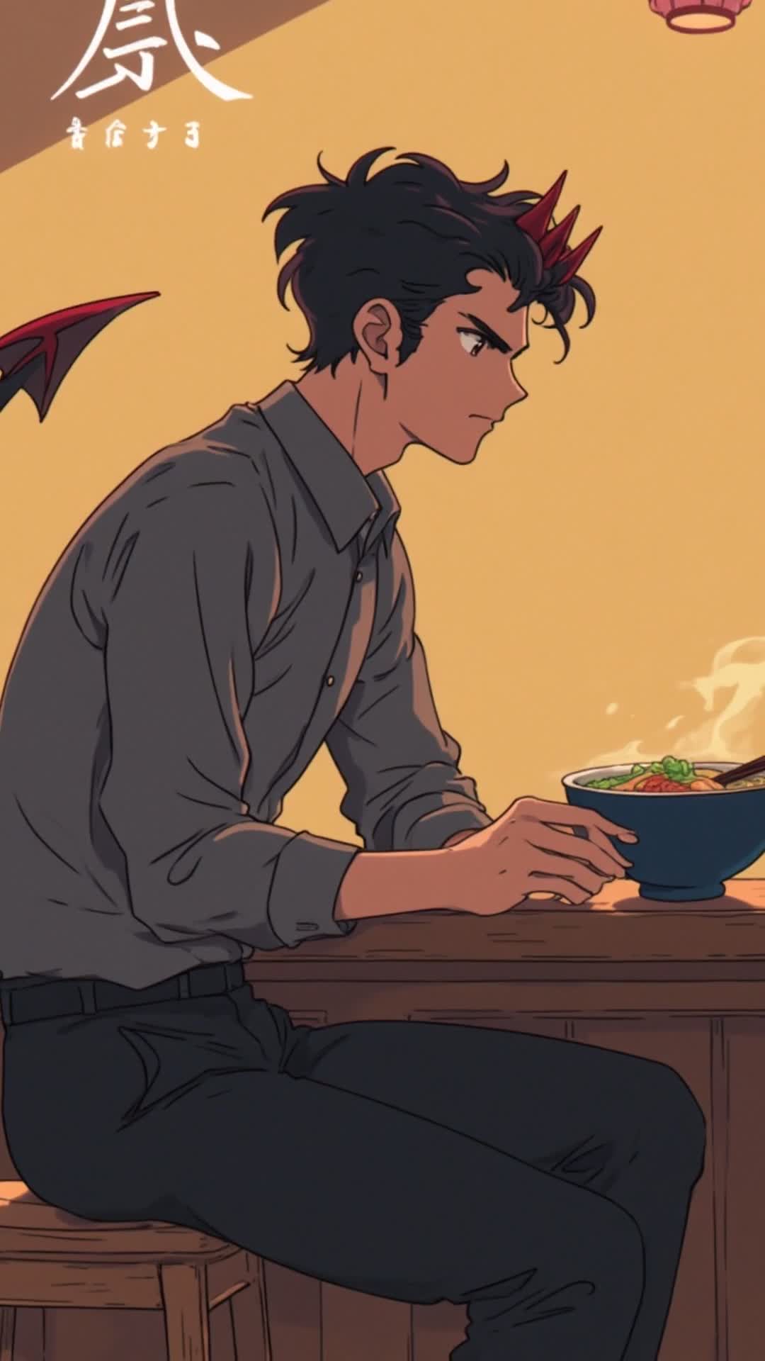 「人間の味」悪魔も虜になる極上ラーメンの魔法