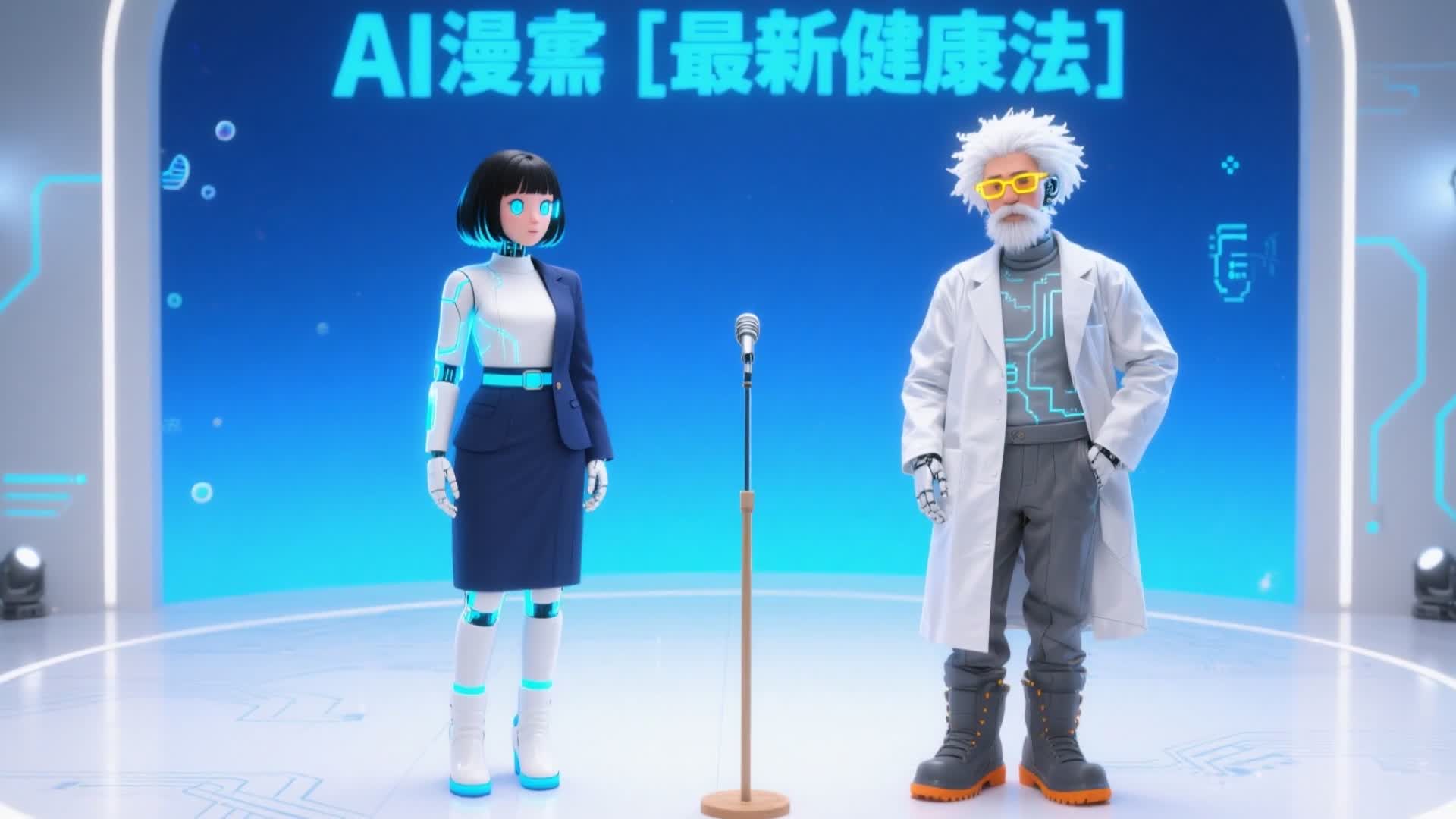 【AI漫才】「最新健康法」が突き抜けすぎて人類滅亡レベル!? ドクターAIの奇想天外な提案に真面目AIが大絶叫