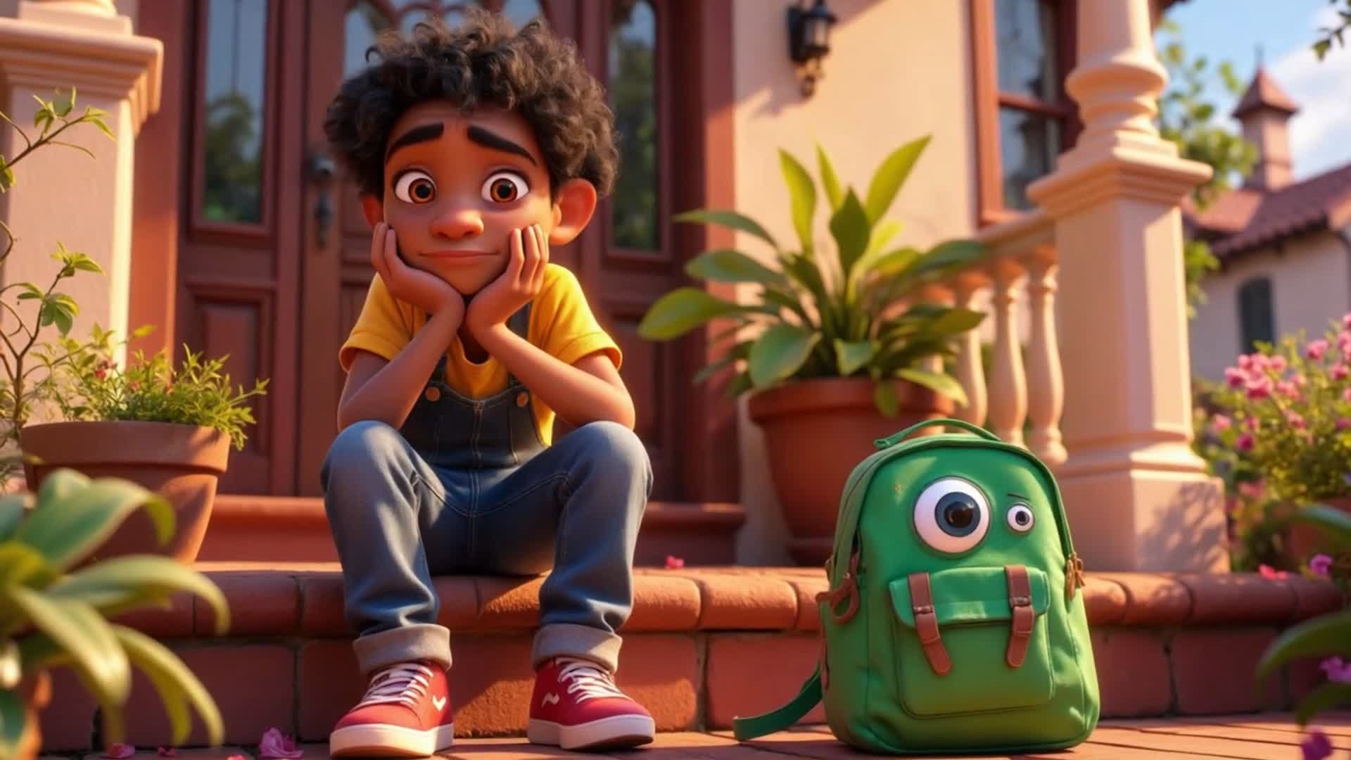 Ezra's Magical Adventure: When His Backpack Started Talking!