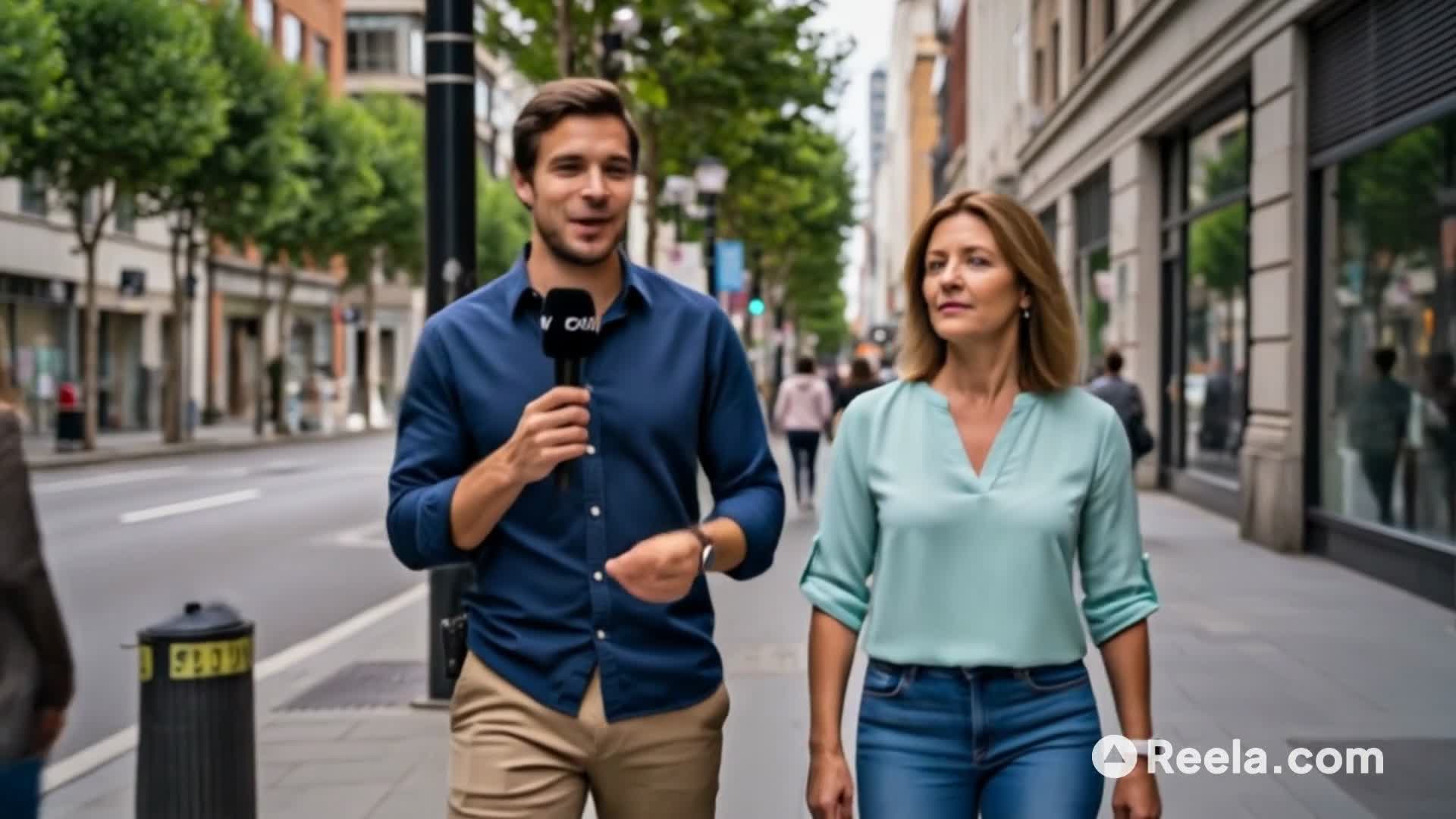 Woman Reveals Her Favorite Mobile Game in 15-Second Street Interview