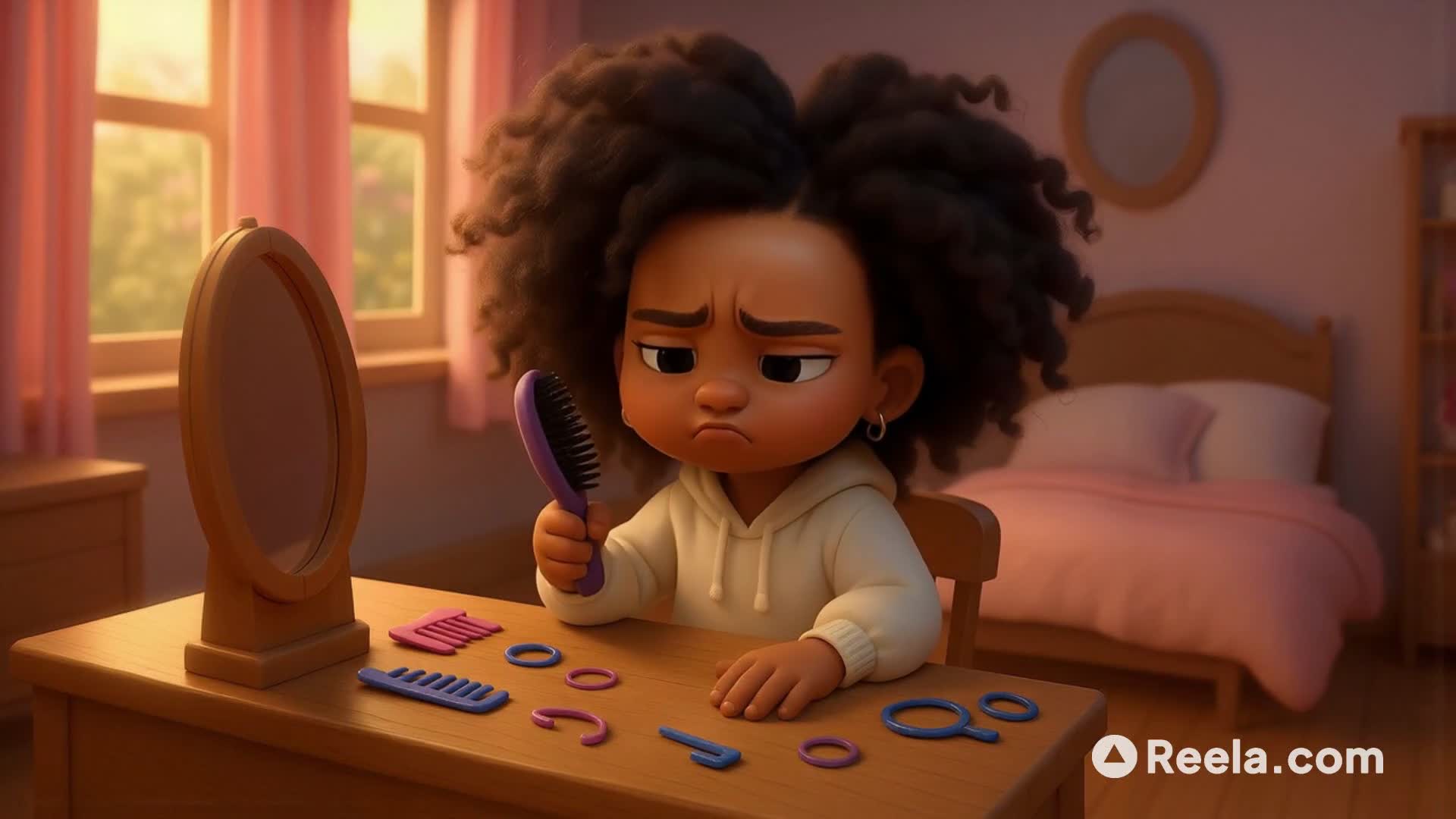Savanna's Curly Crown: A Story of Self-Love