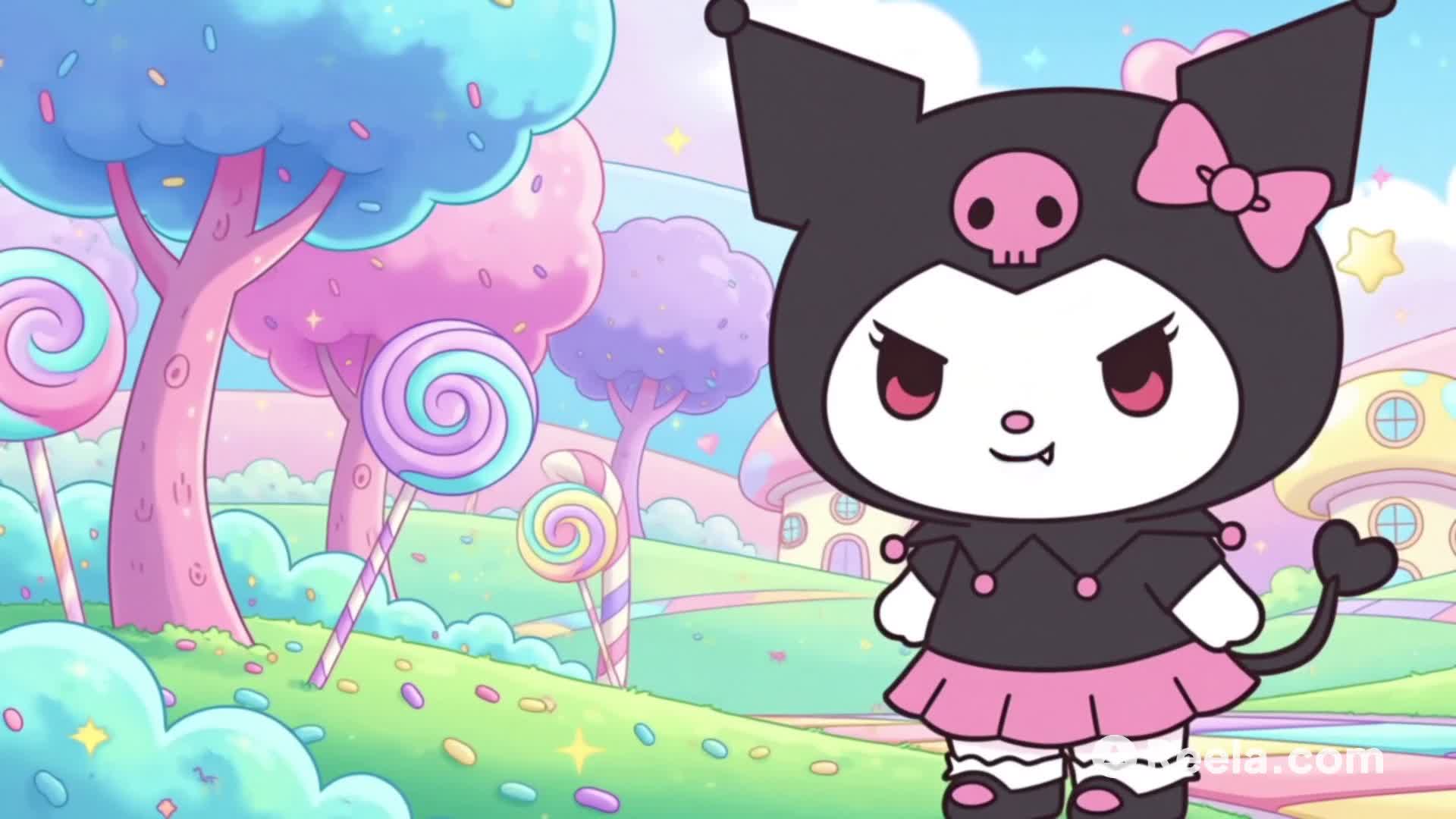 When Kuromi Gets Hungry for Hello Kitty