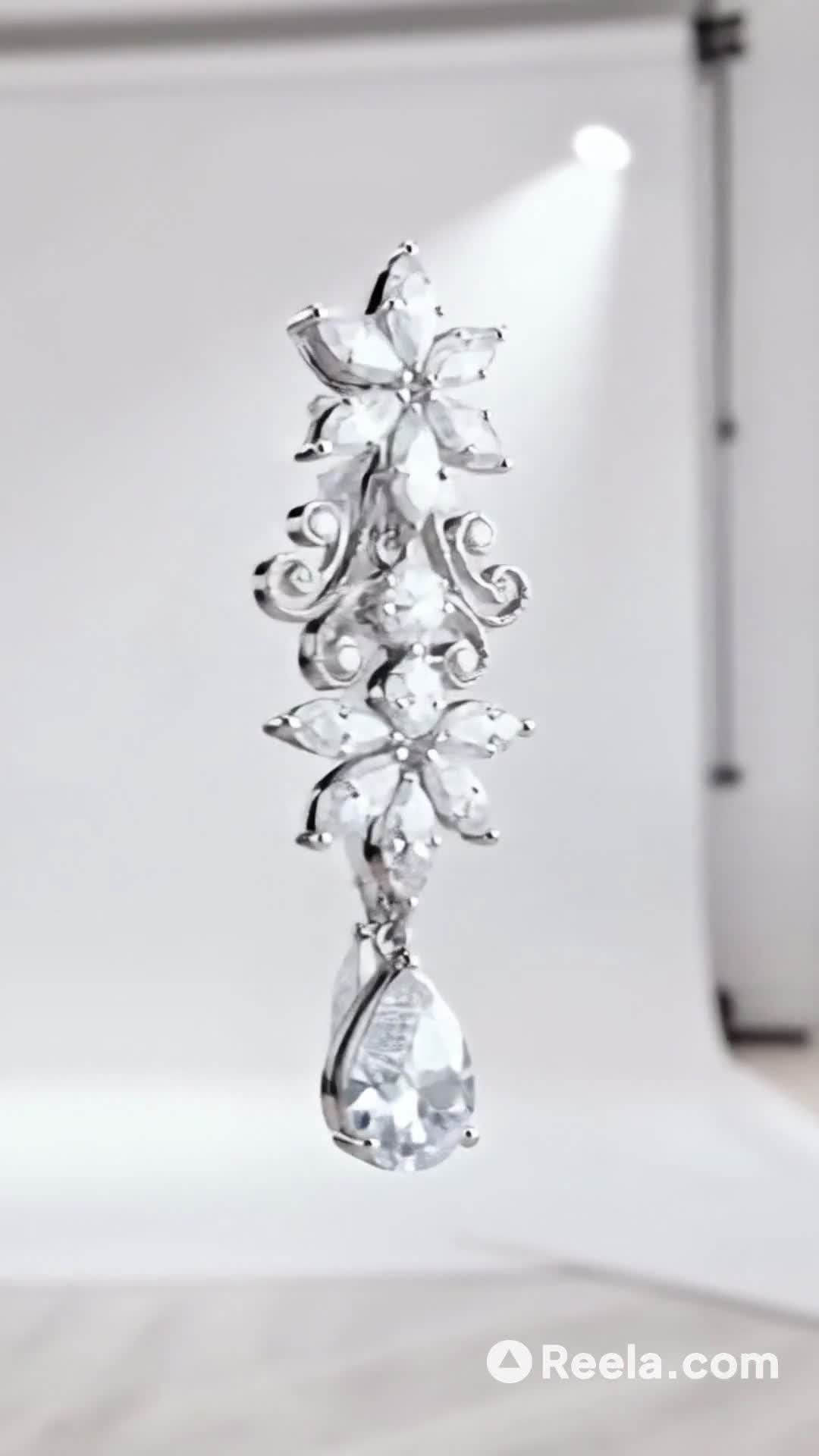 这款百元真钻耳环绝了！戴上秒变贵妇感