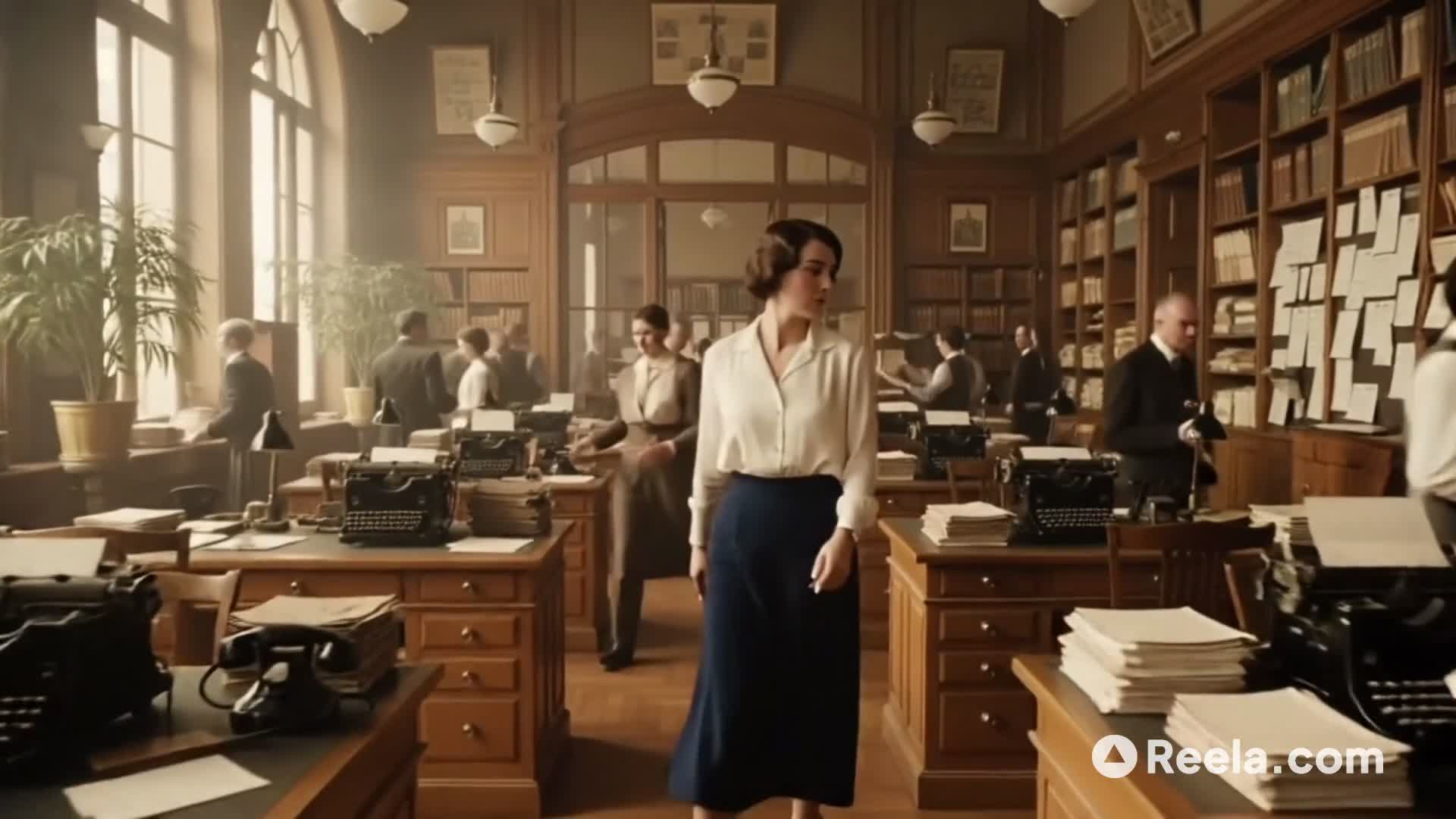 Colette défie les conventions au bureau du journal