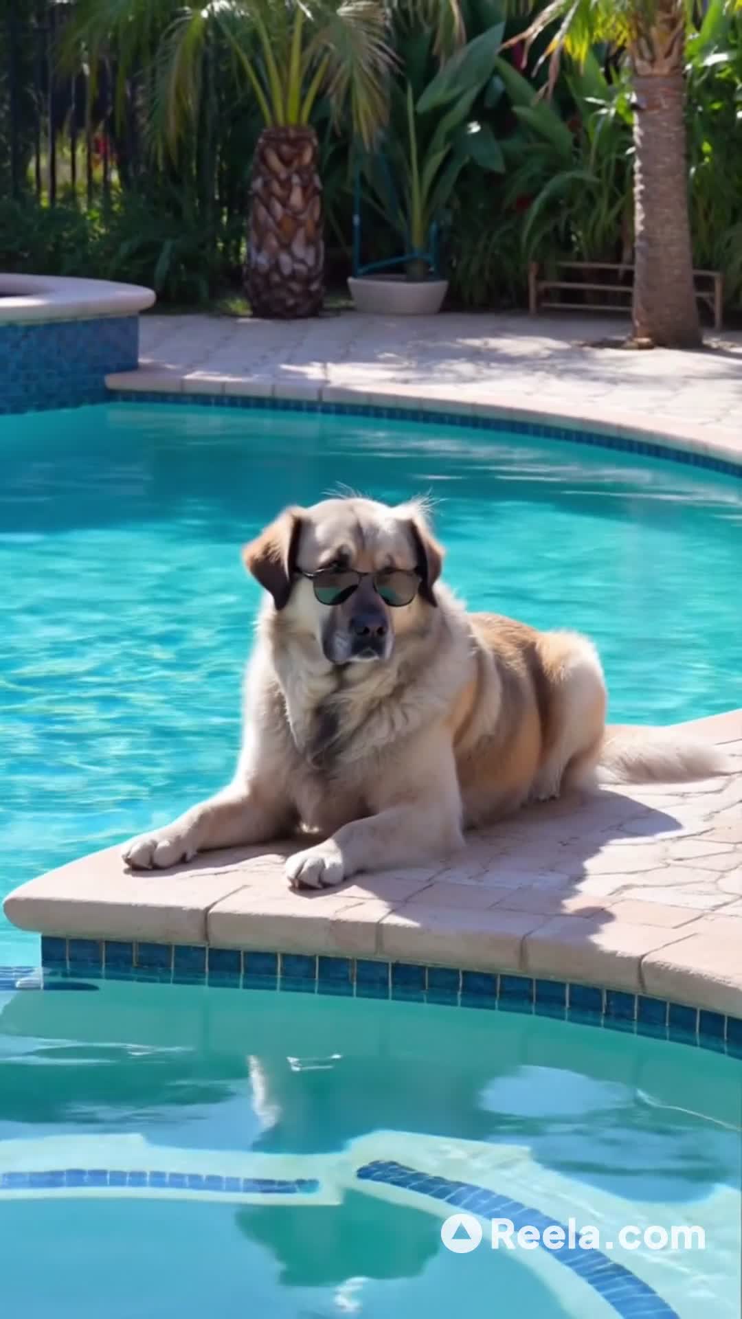 Giant Dog's Perfect Response to Yappy Chihuahua Caught on Security Cam