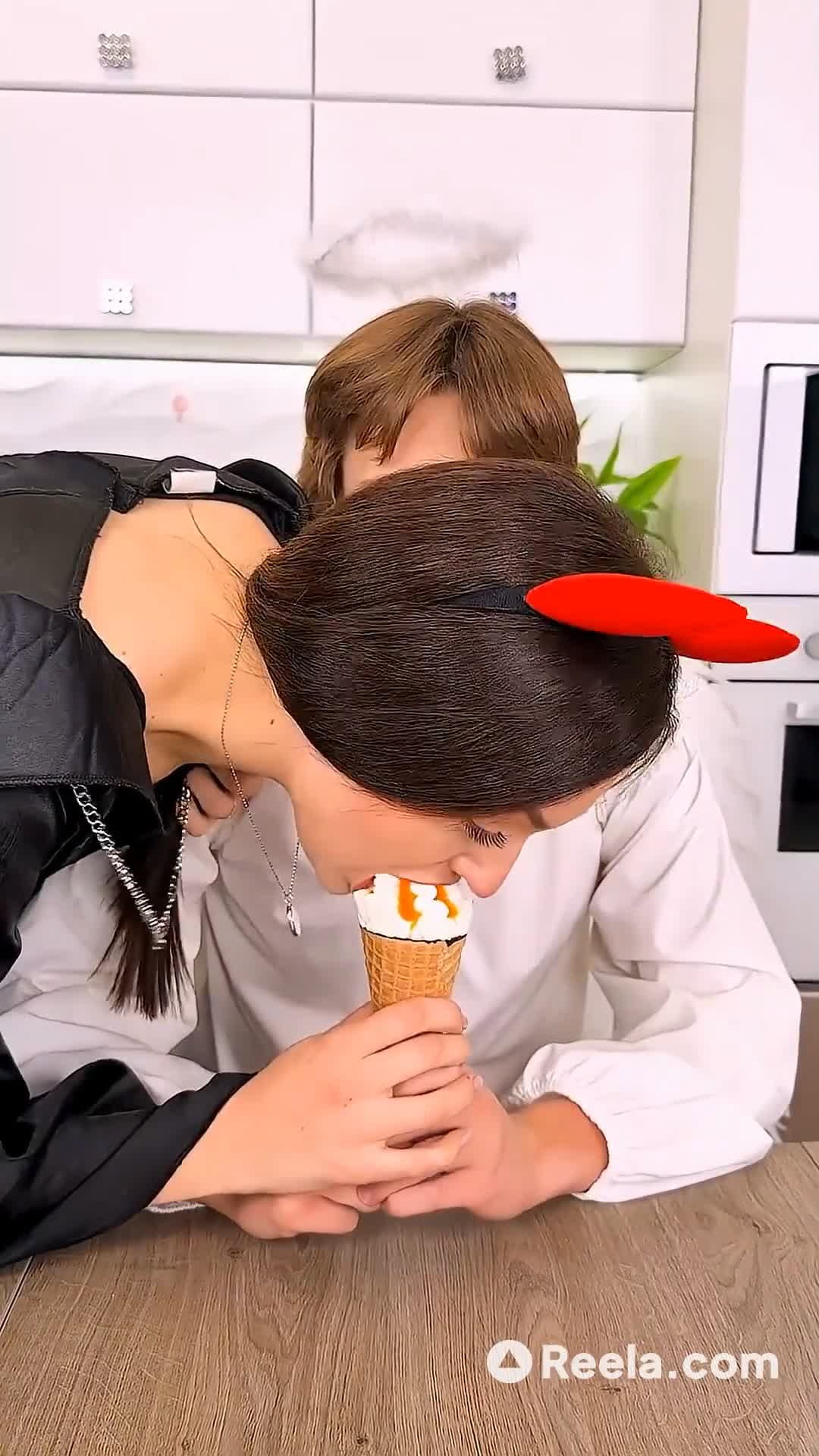 Angel vs Devil Ice Cream Prank 🍦😈