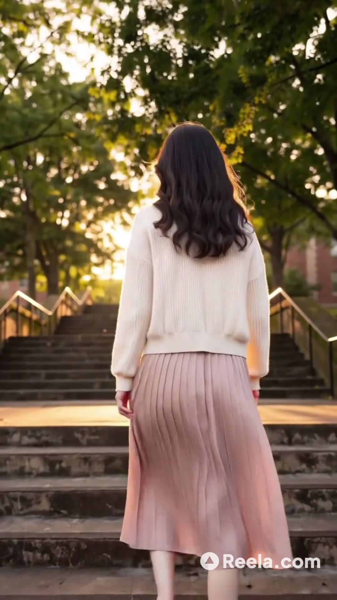 階段の下から、君が見上げるから。 #Cinematic #Portrait