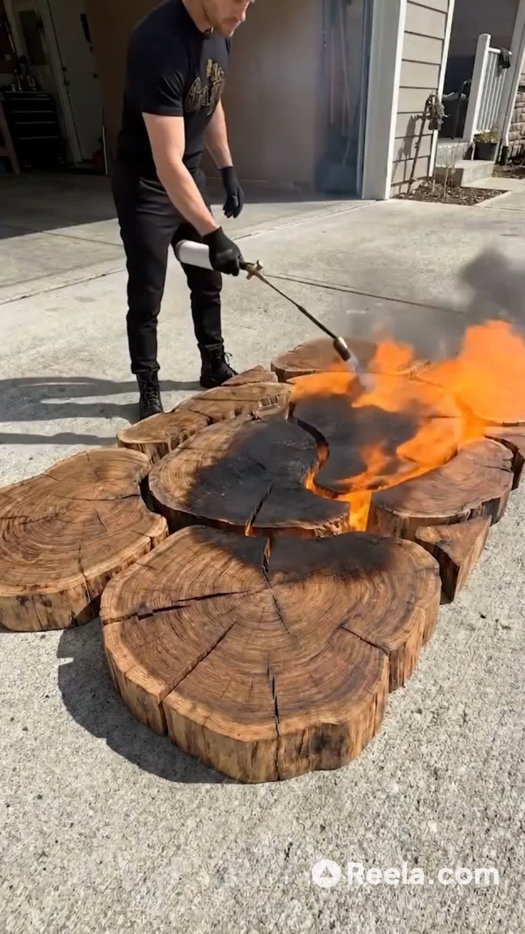 Burning Wood Into A Glowing Masterpiece! 🔥✨