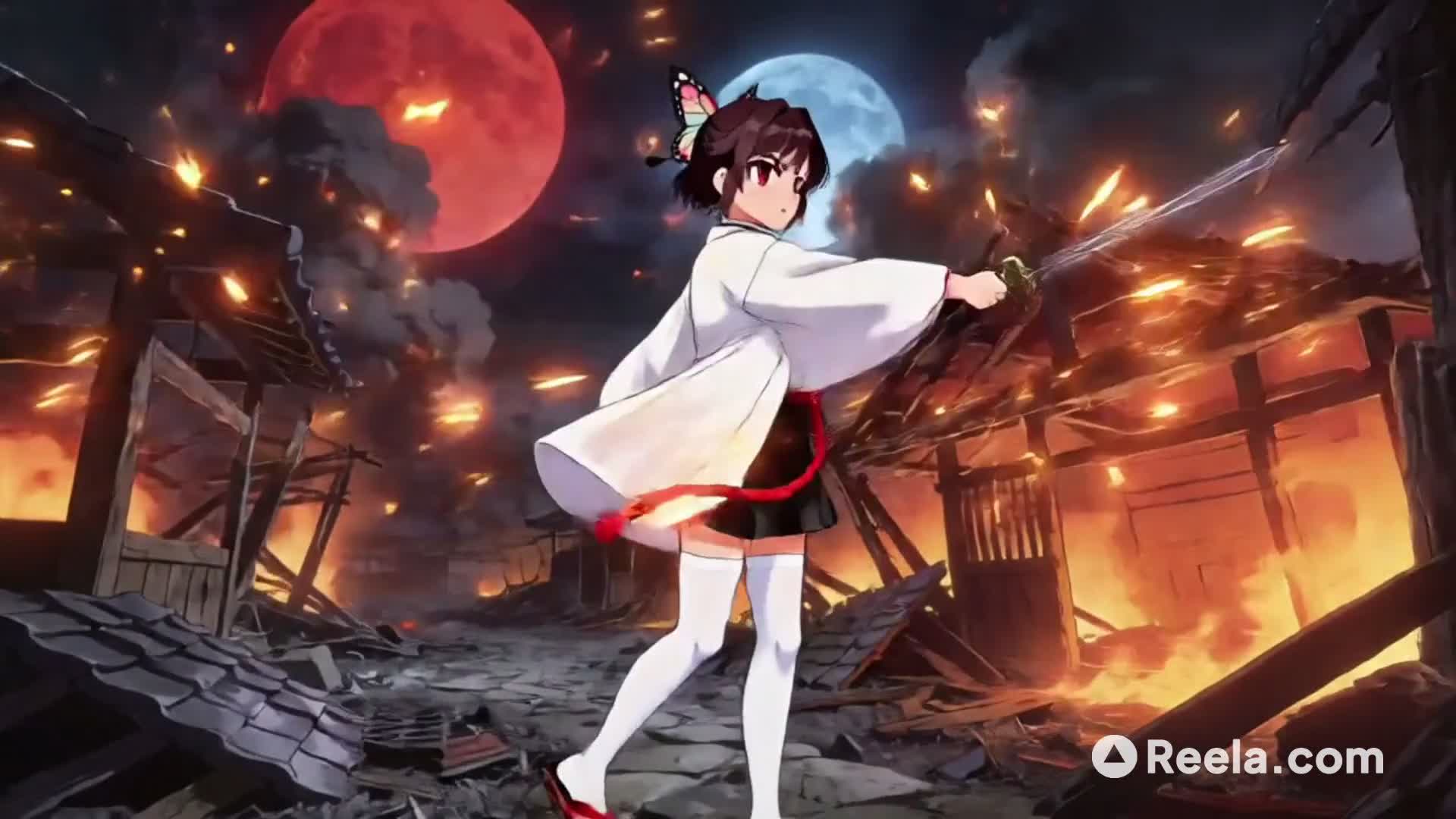 燃爆一镜到底！月下少女的终极拔刀