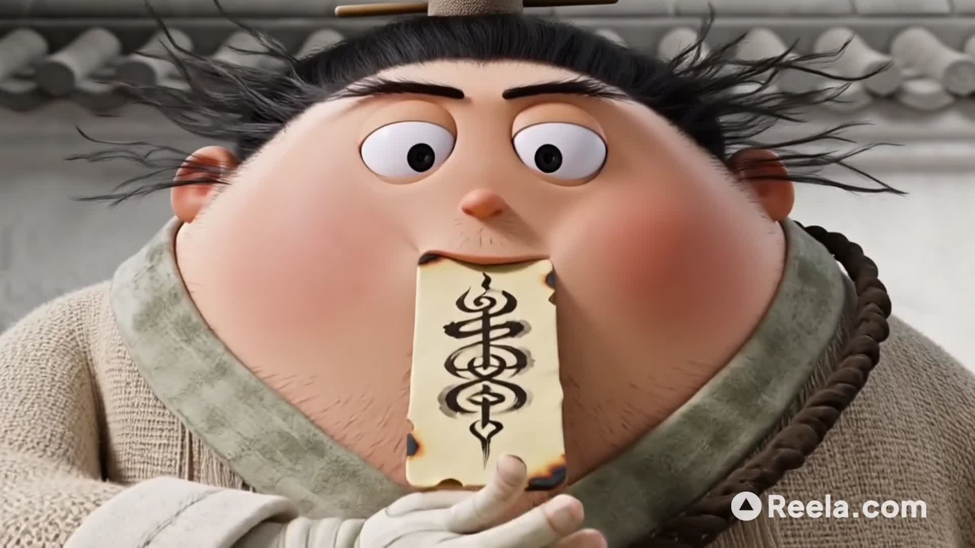 当黏土小人吞下修仙符箓！