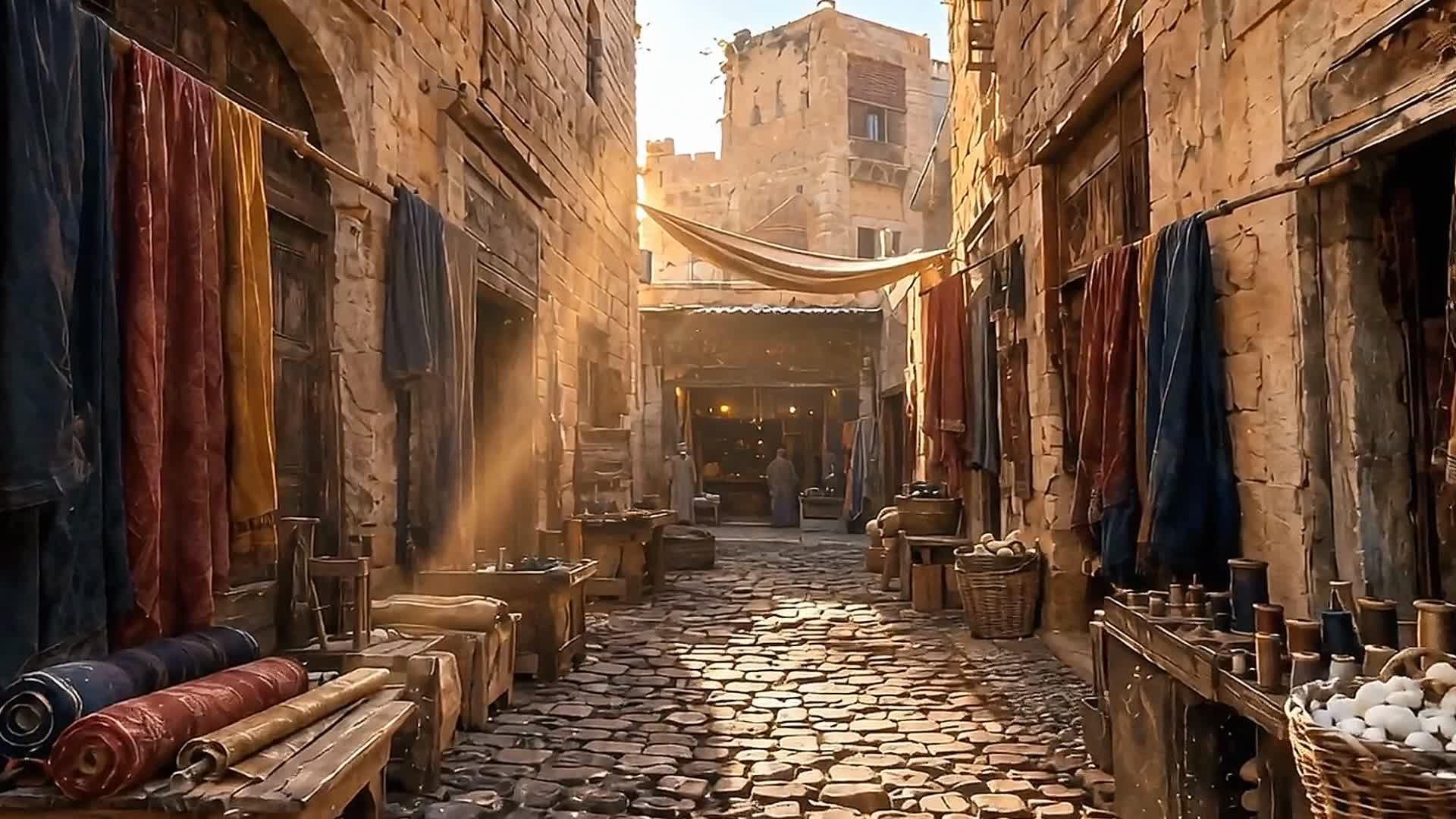 الخيط والوردة - المشهد الافتتاحي