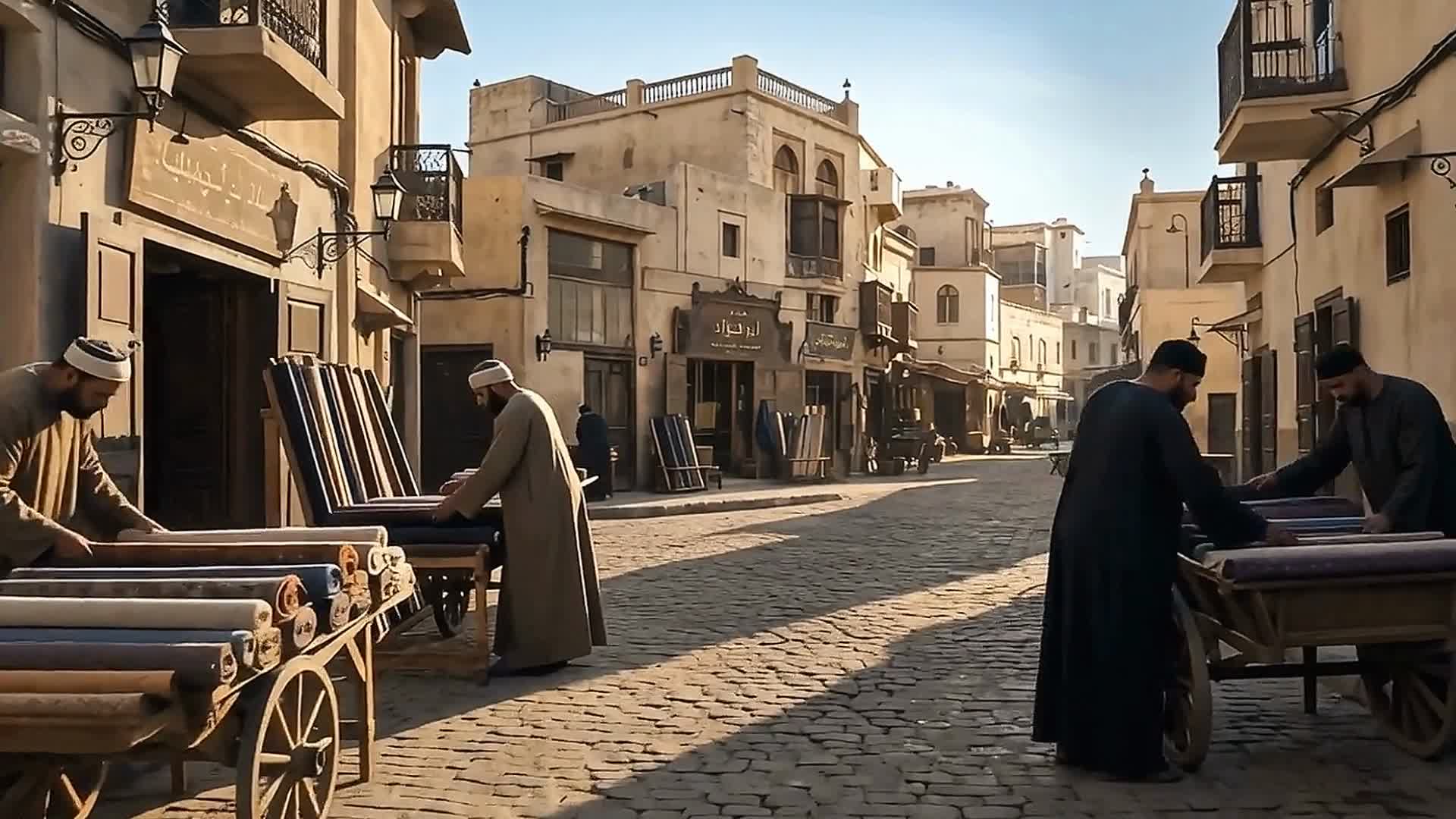 الوردة والخيط: المشهد الافتتاحي